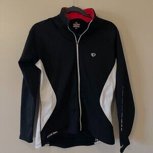 Pearl Izumi Pro Zip Up Jacket Woman’s Large Black Thermal